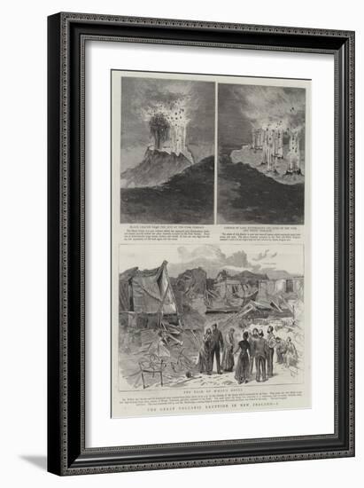 The Great Volcanic Eruption in New Zealand, I-null-Framed Giclee Print