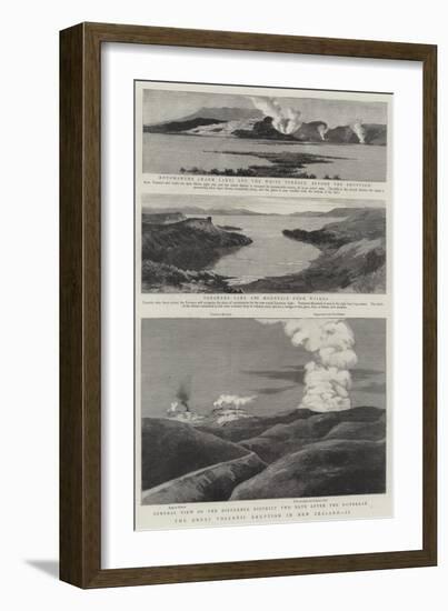 The Great Volcanic Eruption in New Zealand, II-null-Framed Giclee Print