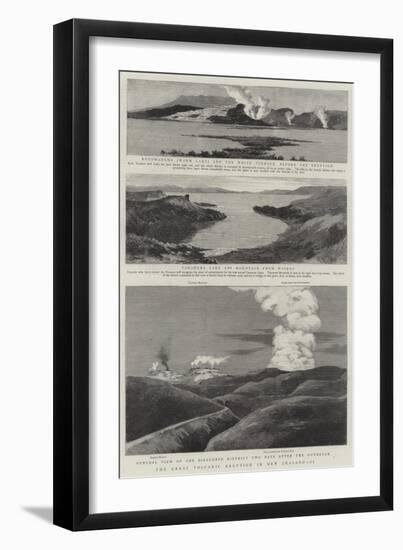 The Great Volcanic Eruption in New Zealand, II-null-Framed Giclee Print