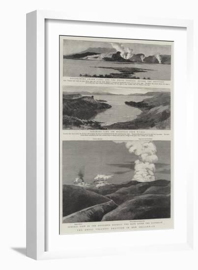 The Great Volcanic Eruption in New Zealand, II-null-Framed Giclee Print