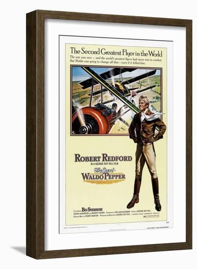 The Great Waldo Pepper, Robert Redford, 1975-null-Framed Art Print