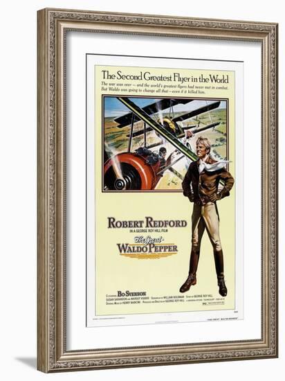 The Great Waldo Pepper, Robert Redford, 1975-null-Framed Premium Giclee Print