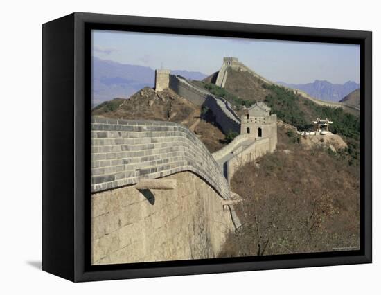 The Great Wall, Beijing, China, Asia-Gavin Hellier-Framed Premier Image Canvas