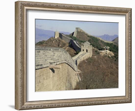 The Great Wall, Beijing, China, Asia-Gavin Hellier-Framed Photographic Print