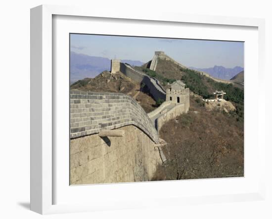 The Great Wall, Beijing, China, Asia-Gavin Hellier-Framed Photographic Print