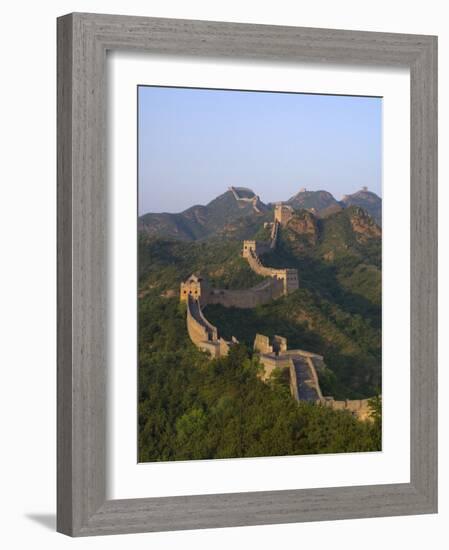 The Great Wall, Near Jing Hang Ling, Unesco World Heritage Site, Beijing, China-Adam Tall-Framed Photographic Print