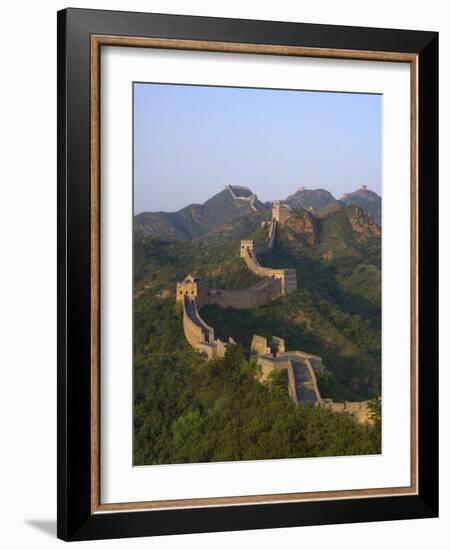 The Great Wall, Near Jing Hang Ling, Unesco World Heritage Site, Beijing, China-Adam Tall-Framed Photographic Print