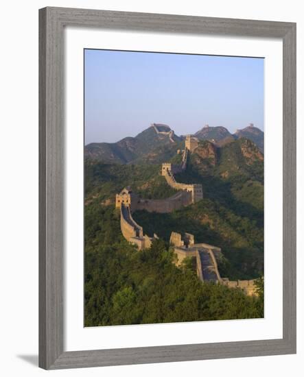 The Great Wall, Near Jing Hang Ling, Unesco World Heritage Site, Beijing, China-Adam Tall-Framed Photographic Print