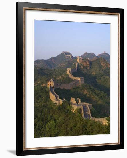 The Great Wall, Near Jing Hang Ling, Unesco World Heritage Site, Beijing, China-Adam Tall-Framed Photographic Print