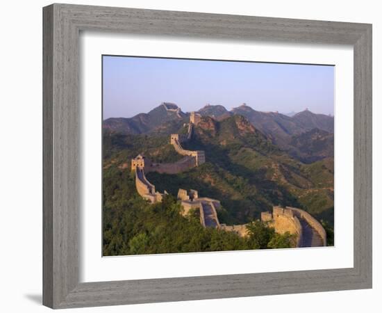 The Great Wall, Near Jing Hang Ling, Unesco World Heritage Site, Beijing, China-Adam Tall-Framed Photographic Print