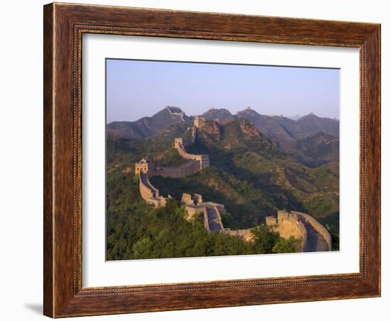 The Great Wall, Near Jing Hang Ling, Unesco World Heritage Site, Beijing, China-Adam Tall-Framed Photographic Print