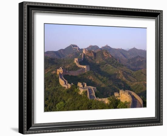 The Great Wall, Near Jing Hang Ling, Unesco World Heritage Site, Beijing, China-Adam Tall-Framed Photographic Print