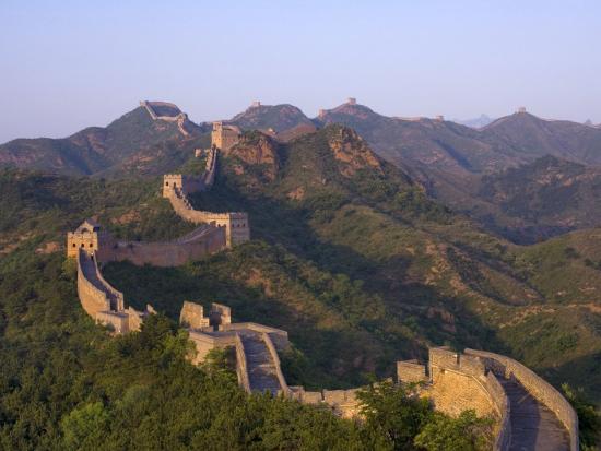 The Great Wall, Near Jing Hang Ling, Unesco World Heritage Site, Beijing, China-Adam Tall-Framed Photographic Print