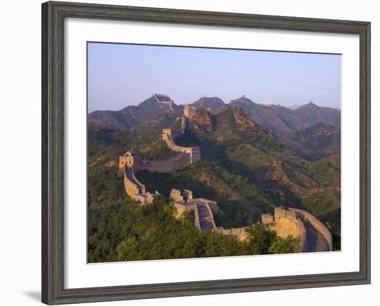 The Great Wall, Near Jing Hang Ling, Unesco World Heritage Site, Beijing, China-Adam Tall-Framed Photographic Print