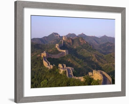 The Great Wall, Near Jing Hang Ling, Unesco World Heritage Site, Beijing, China-Adam Tall-Framed Photographic Print