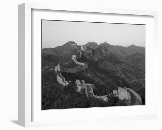 The Great Wall, Near Jing Hang Ling, Unesco World Heritage Site, Beijing, China-Adam Tall-Framed Photographic Print