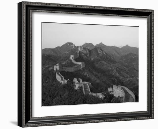 The Great Wall, Near Jing Hang Ling, Unesco World Heritage Site, Beijing, China-Adam Tall-Framed Photographic Print