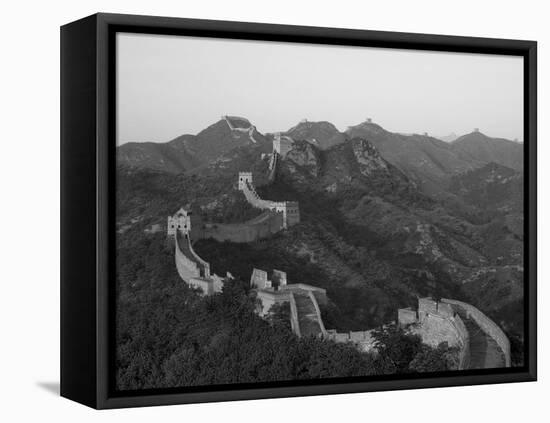 The Great Wall, Near Jing Hang Ling, Unesco World Heritage Site, Beijing, China-Adam Tall-Framed Premier Image Canvas