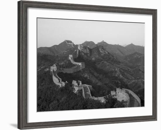 The Great Wall, Near Jing Hang Ling, Unesco World Heritage Site, Beijing, China-Adam Tall-Framed Photographic Print