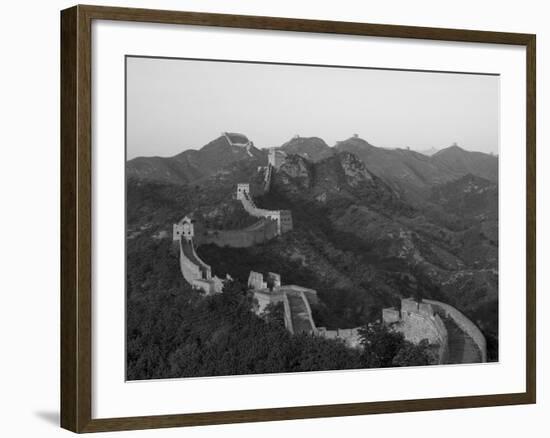 The Great Wall, Near Jing Hang Ling, Unesco World Heritage Site, Beijing, China-Adam Tall-Framed Photographic Print