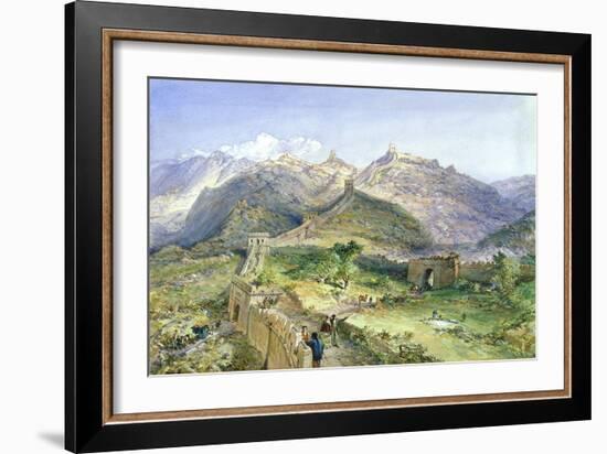 The Great Wall of China, 1874-William 'Crimea' Simpson-Framed Giclee Print