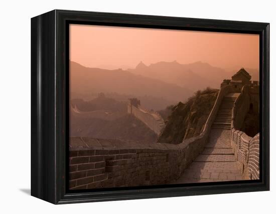 The Great Wall of China at Jinshanling, UNESCO World Heritage Site, China, Asia-null-Framed Premier Image Canvas