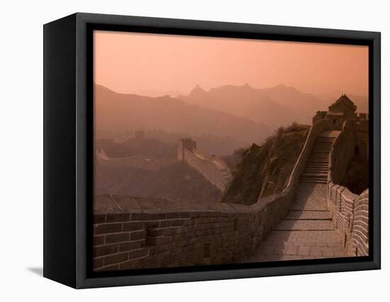 The Great Wall of China at Jinshanling, UNESCO World Heritage Site, China, Asia-null-Framed Premier Image Canvas