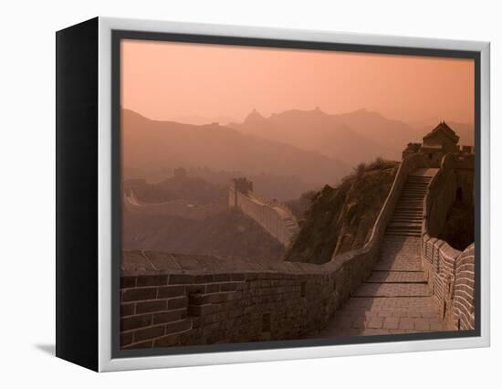 The Great Wall of China at Jinshanling, UNESCO World Heritage Site, China, Asia-null-Framed Premier Image Canvas