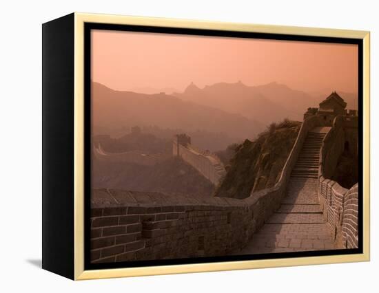 The Great Wall of China at Jinshanling, UNESCO World Heritage Site, China, Asia-null-Framed Premier Image Canvas