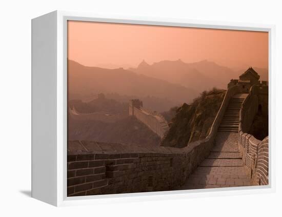 The Great Wall of China at Jinshanling, UNESCO World Heritage Site, China, Asia-null-Framed Premier Image Canvas