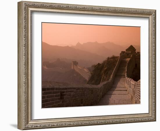 The Great Wall of China at Jinshanling, UNESCO World Heritage Site, China, Asia-null-Framed Photographic Print