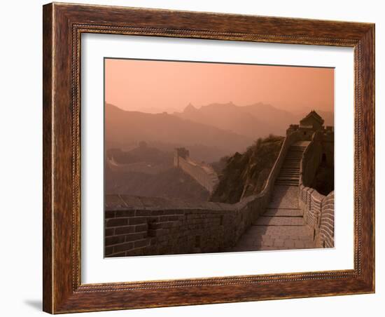 The Great Wall of China at Jinshanling, UNESCO World Heritage Site, China, Asia-null-Framed Photographic Print