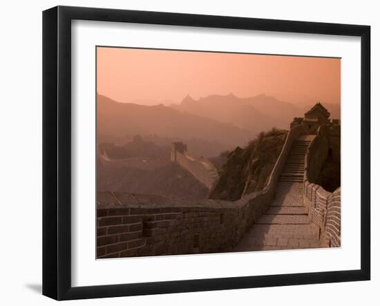 The Great Wall of China at Jinshanling, UNESCO World Heritage Site, China, Asia-null-Framed Photographic Print