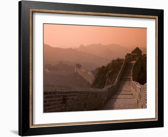 The Great Wall of China at Jinshanling, UNESCO World Heritage Site, China, Asia-null-Framed Photographic Print