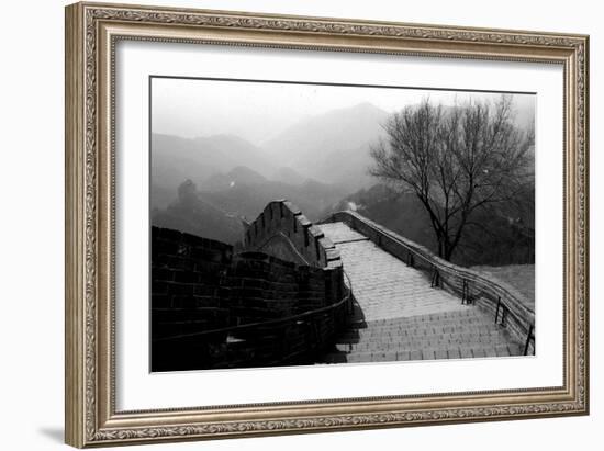 The Great Wall of China, Photo Taken on February 2001-null-Framed Photo