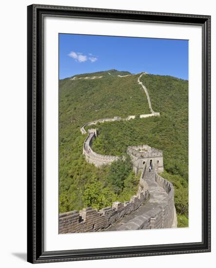 The Great Wall of China, UNESCO World Heritage Site, Mutianyu, Beijing District, China, Asia-Neale Clark-Framed Photographic Print