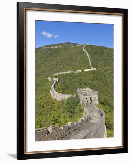 The Great Wall of China, UNESCO World Heritage Site, Mutianyu, Beijing District, China, Asia-Neale Clark-Framed Photographic Print