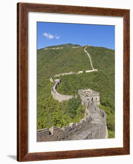 The Great Wall of China, UNESCO World Heritage Site, Mutianyu, Beijing District, China, Asia-Neale Clark-Framed Photographic Print