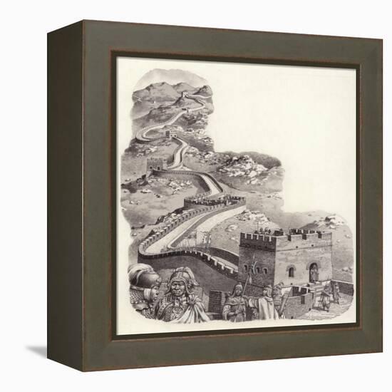 The Great Wall of China-Pat Nicolle-Framed Premier Image Canvas