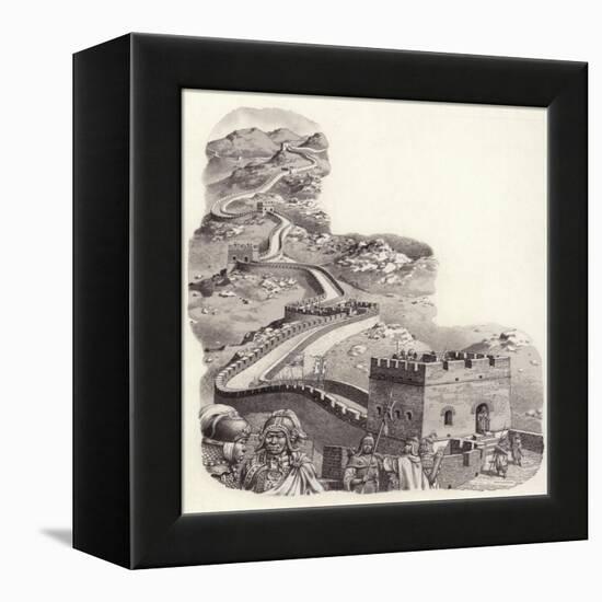 The Great Wall of China-Pat Nicolle-Framed Premier Image Canvas
