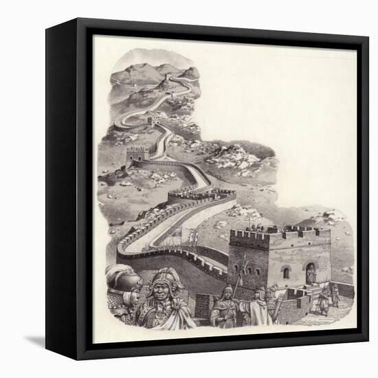 The Great Wall of China-Pat Nicolle-Framed Premier Image Canvas