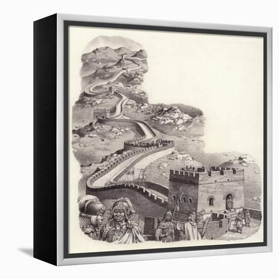 The Great Wall of China-Pat Nicolle-Framed Premier Image Canvas