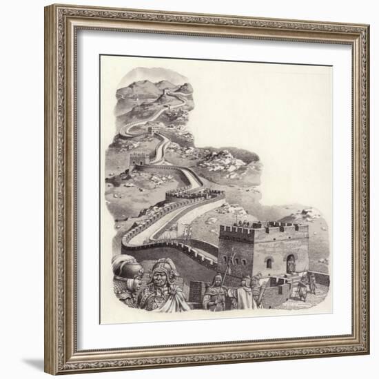The Great Wall of China-Pat Nicolle-Framed Giclee Print
