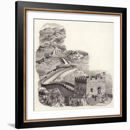 The Great Wall of China-Pat Nicolle-Framed Giclee Print