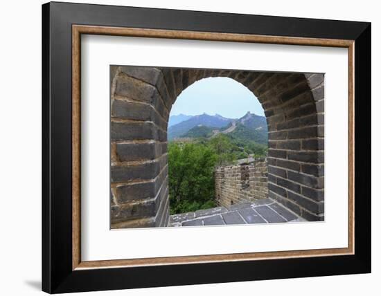 The Great Wall, Qianjiadian Scenic Area, East Part of Yanqing Geopark, Near Beijing, China-Stuart Westmorland-Framed Photographic Print