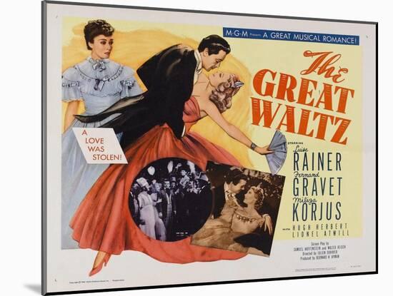 The Great Waltz, 1938-null-Mounted Art Print