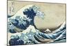 The Great Wave at Kanagawa-Katsushika Hokusai-Mounted Giclee Print