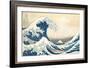The Great Wave off Kanagawa, c.1830-Katsushika Hokusai-Framed Giclee Print