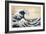 The Great Wave off Kanagawa from from the Series '36 Views of Mt. Fuji'; 1831 (Hand-Coloured Woodbl-Katsushika Hokusai-Framed Giclee Print