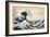 The Great Wave off Kanagawa from from the Series '36 Views of Mt. Fuji'; 1831 (Hand-Coloured Woodbl-Katsushika Hokusai-Framed Giclee Print